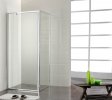 Square Semi-framelss Shower Screen 900 x 900 x 1950