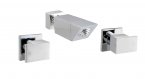 CubeShort 1/4 Turn Shower Tap Set