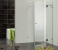 Square Frameless Shower Screen 900