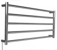 Round Wide 5 Bar Heated Towel Rail