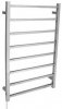 Square 8 Bar Heated Towel Rail