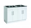 Double Laundry Tub Polyurethane Cabinet