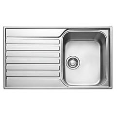 FRANKE ASCONA INSET SINK STAINLESS STEEL 1 BOWL 860 X 510MM